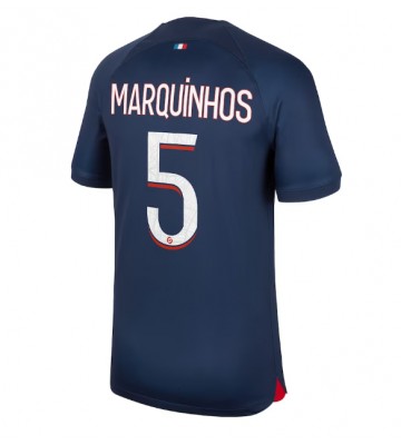 Paris Saint-Germain Marquinhos #5 Primera Equipación 2023-24 Manga Corta